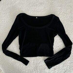 Amazon Essentials Black&Gray Crop Top